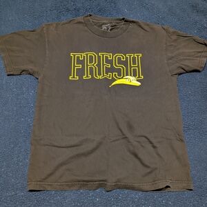 Neff Fresh Graphic Tee - Black and Yellow